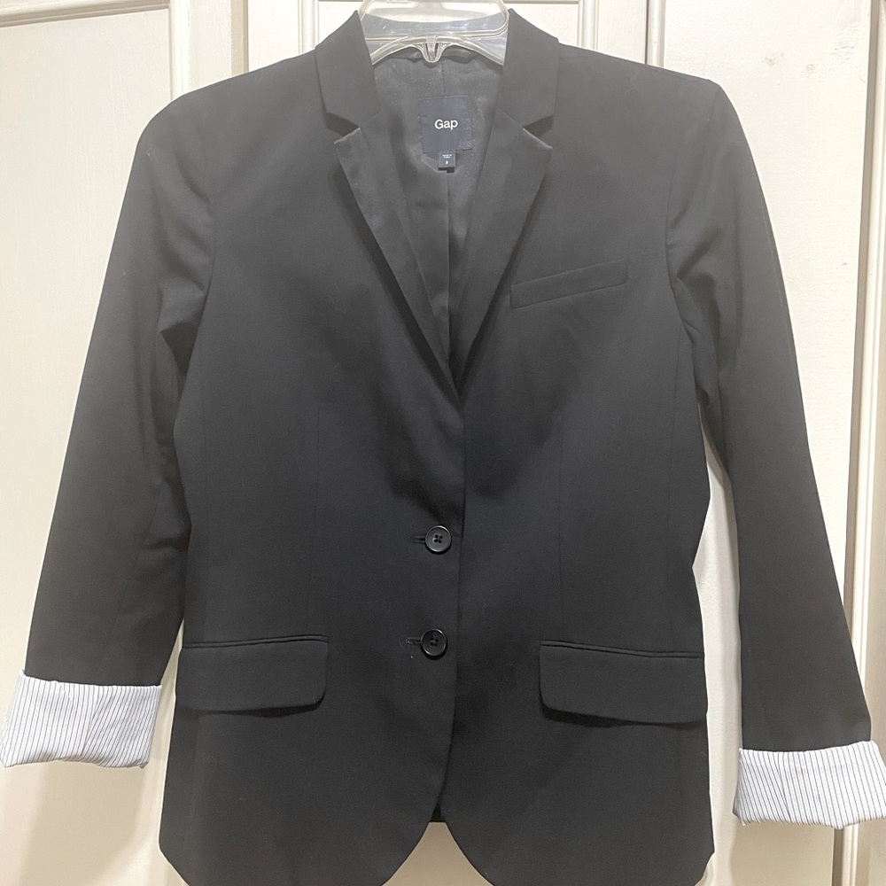 Gap Black Boyfriend Blazer size 2